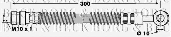 Шланг тормозной передний BBH7470 Borg&beck