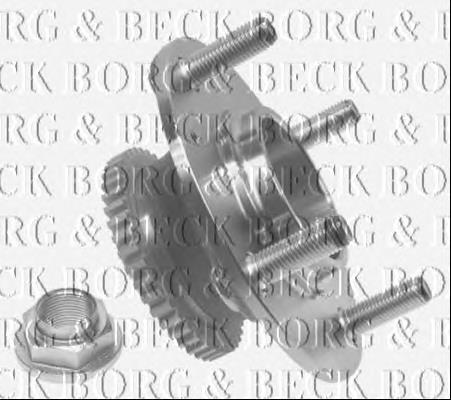 BWK1025 Borg&beck rolamento de cubo traseiro