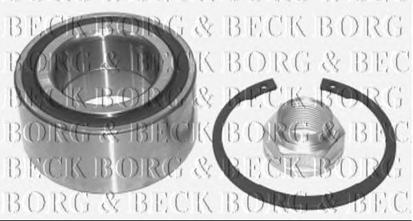 BWK1021 Borg&beck rolamento de cubo dianteiro