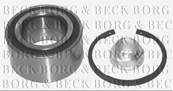 BWK1020 Borg&beck rolamento de cubo dianteiro