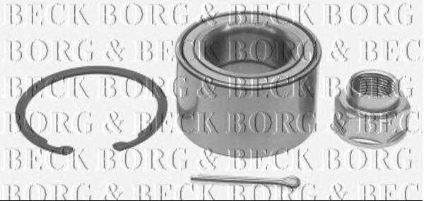 BWK1009 Borg&beck rolamento de cubo dianteiro