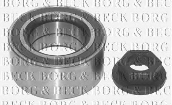 BWK1012 Borg&beck rolamento de cubo dianteiro