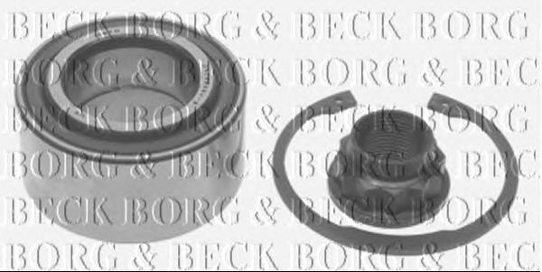 BWK1014 Borg&beck rolamento de cubo dianteiro