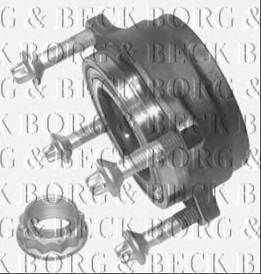 BWK1060 Borg&beck rolamento de cubo traseiro