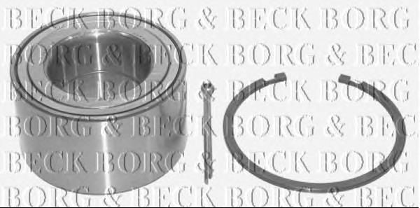 BWK1047 Borg&beck rolamento de cubo traseiro