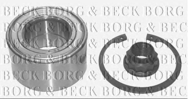BWK1048 Borg&beck rolamento de cubo dianteiro