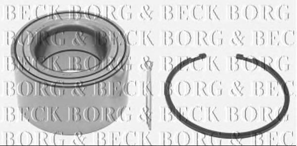 BWK1044 Borg&beck rolamento de cubo dianteiro