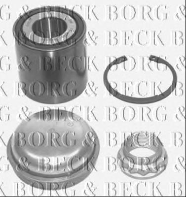 BWK1057 Borg&beck rolamento de cubo traseiro