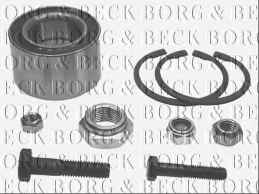 BWK040 Borg&beck rolamento de cubo dianteiro