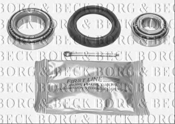 BWK041 Borg&beck rolamento de cubo traseiro