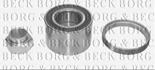 BWK044 Borg&beck rolamento de cubo dianteiro