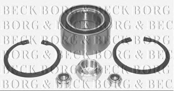 BWK082 Borg&beck rolamento externo de cubo dianteiro/traseiro