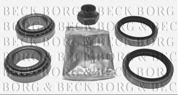 Rolamento de cubo traseiro BWK096 Borg&beck