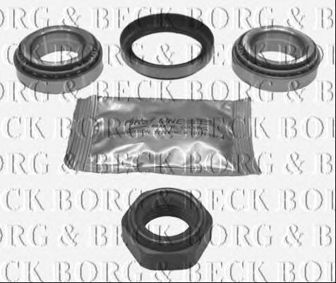 BWK098 Borg&beck rolamento de cubo dianteiro