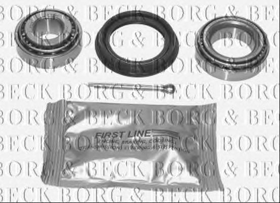 BWK063 Borg&beck rolamento de cubo traseiro