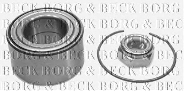 BWK064 Borg&beck rolamento de cubo dianteiro