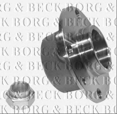 BWK059 Borg&beck cubo traseiro