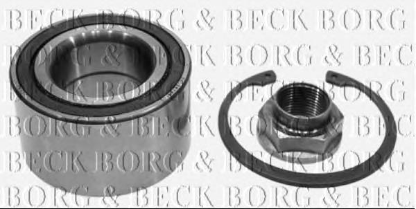 BWK076 Borg&beck rolamento de cubo dianteiro