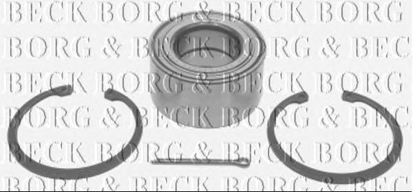 BWK067 Borg&beck rolamento de cubo dianteiro