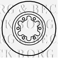 Передние тормозные диски BBD4708 Borg&beck