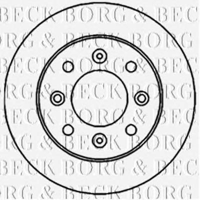 Передние тормозные диски BBD4713 Borg&beck