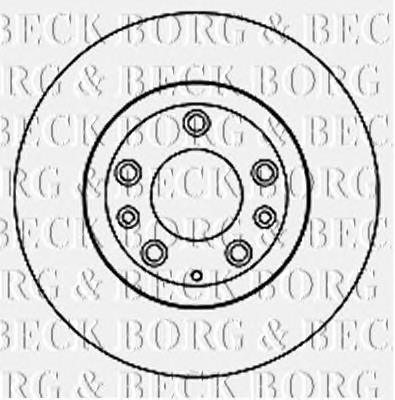 Передние тормозные диски BBD4693 Borg&beck