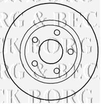 Тормозные диски BBD4684 Borg&beck