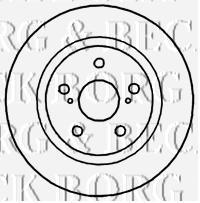 Тормозные диски BBD4747 Borg&beck