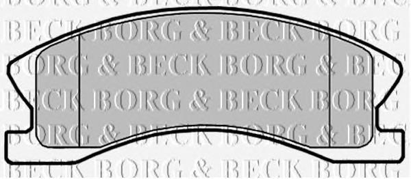 BBP2148 Borg&beck колодки тормозные передние дисковые