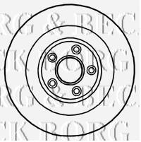 Тормозные диски BBD5826S Borg&beck