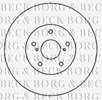 BBD4805 Borg&beck disco do freio dianteiro