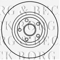 BBD5893S Borg&beck disco do freio dianteiro