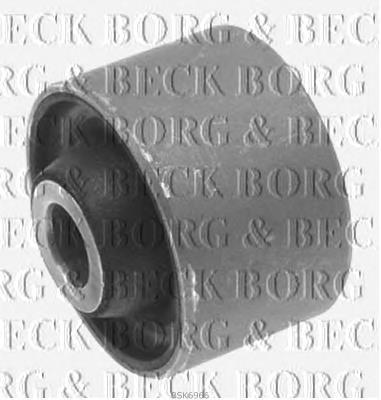 BSK6966 Borg&beck bloco silencioso de amortecedor traseiro