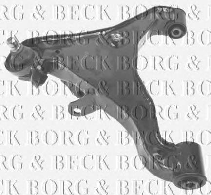 BCA6726 Borg&beck braço oscilante inferior esquerdo de suspensão dianteira