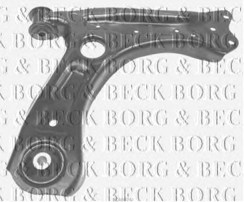 BCA6874 Borg&beck braço oscilante inferior direito de suspensão dianteira