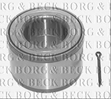 BWK838 Borg&beck rolamento de cubo traseiro