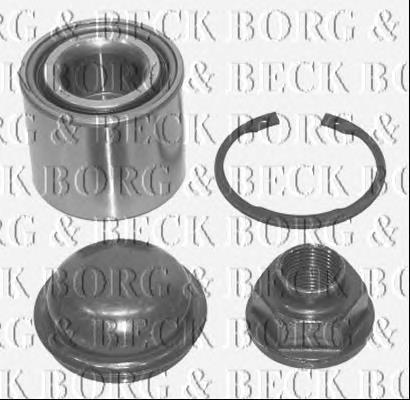 BWK840 Borg&beck rolamento de cubo traseiro