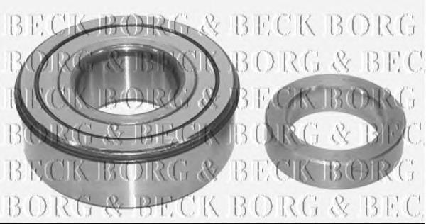 BWK847 Borg&beck rolamento de cubo traseiro