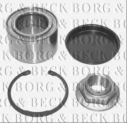 BWK887 Borg&beck rolamento de cubo traseiro