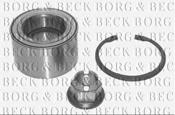 BWK886 Borg&beck rolamento de cubo dianteiro