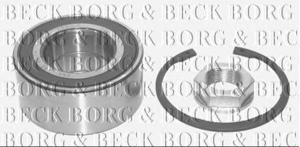 BWK893 Borg&beck rolamento de cubo dianteiro