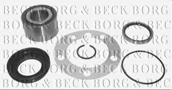 BWK899 Borg&beck rolamento de cubo traseiro