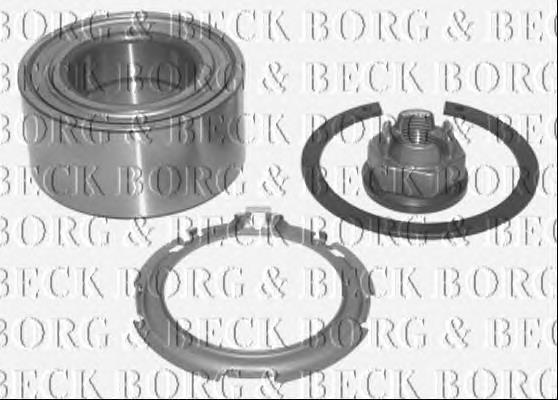 BWK881 Borg&beck rolamento de cubo dianteiro