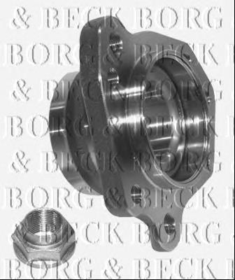 BWK872 Borg&beck rolamento de cubo traseiro