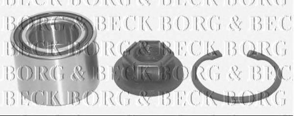 BWK745 Borg&beck rolamento de cubo traseiro