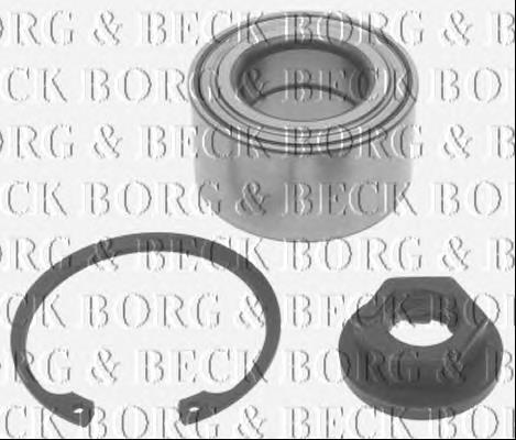 BWK743 Borg&beck rolamento de cubo dianteiro