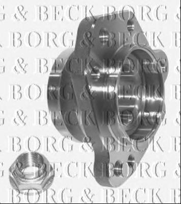 BWK756 Borg&beck rolamento de cubo traseiro