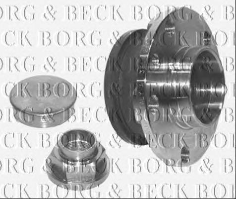 BWK717 Borg&beck rolamento de cubo traseiro