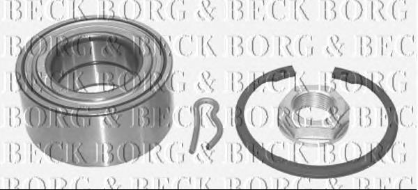 BWK728 Borg&beck rolamento de cubo dianteiro