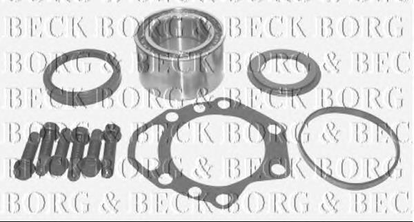 BWK784 Borg&beck rolamento de cubo traseiro